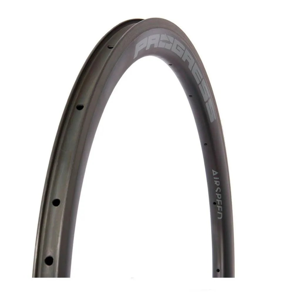 Progress Airspeed Carbon Road Fälg, Black, 700 - 28" 18H