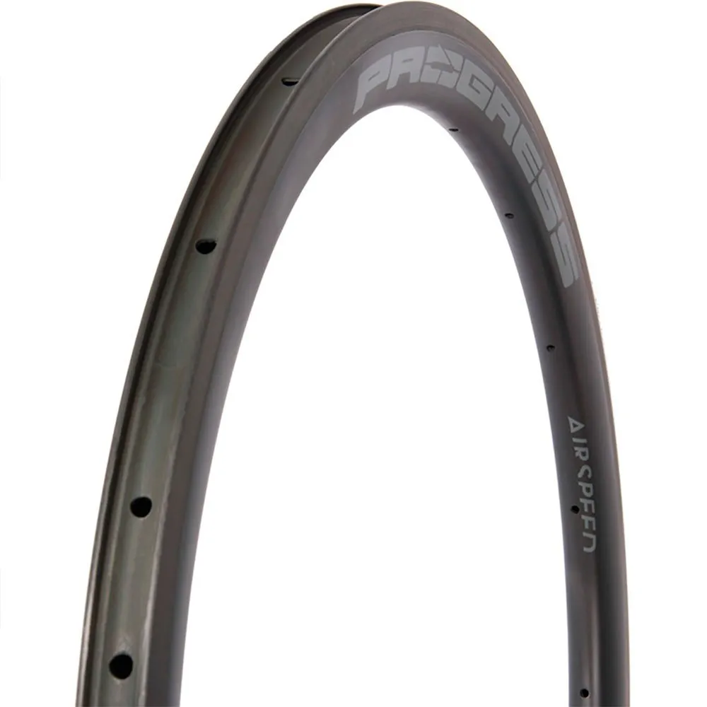 Progress Airspeed T38 Carbon Tubular Fälg, Black, 700 - 28" 24H