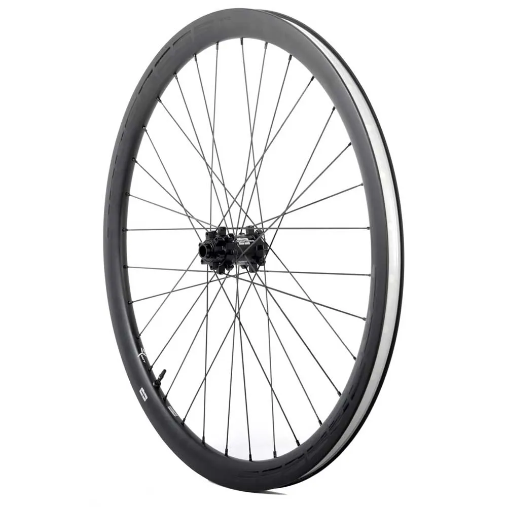 Progress E-allroad 700c 6b Disc Tubeless Framhjul, Black, 12 x 100mm