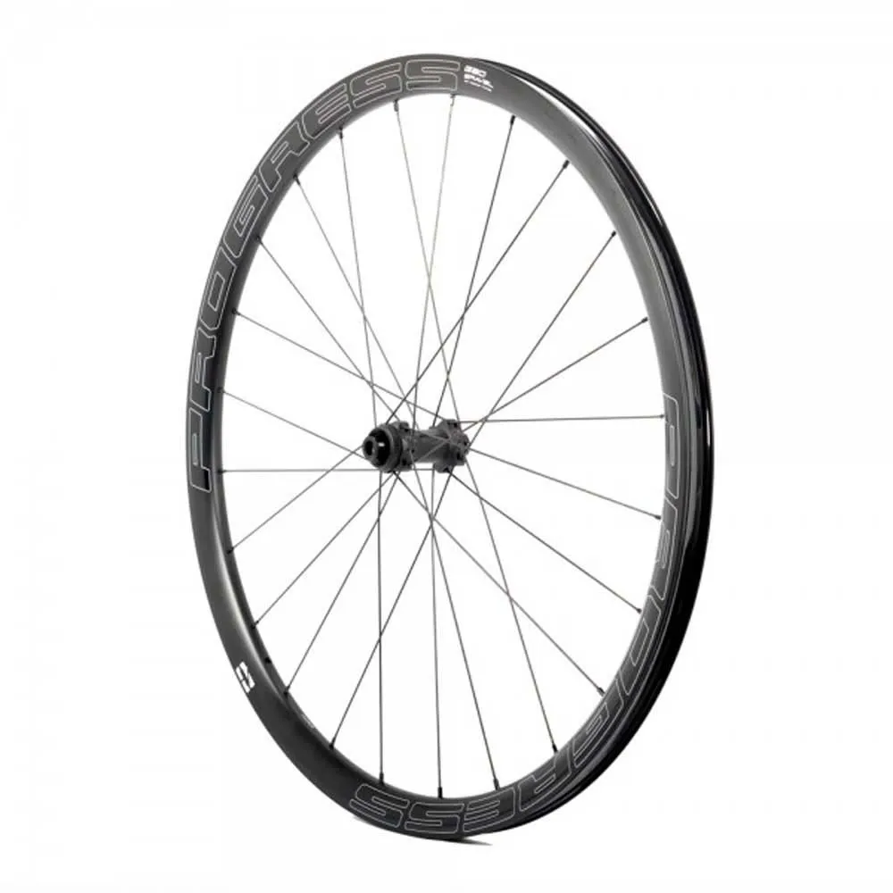 Progress G30 Disc Tubeless Framhjul För Landsvägscykel, Black, 12 x 100mm
