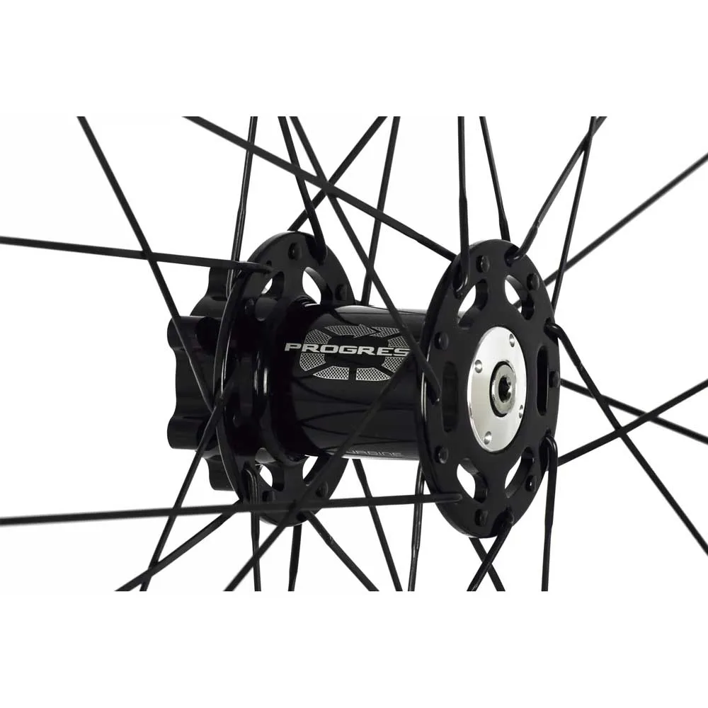 Progress Gr40 Lefty Cl Disc Tubeless Gravelcykel Framhjul, Black, Lefty