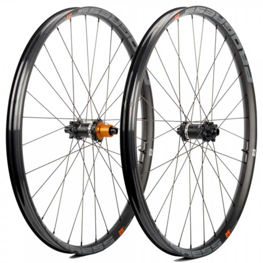 Progress Mt Plus Nitro 29´´ Mtb-hjulset, Black / grey, 15 x 100 / 12 x 142mm, Shimano/Sram HG