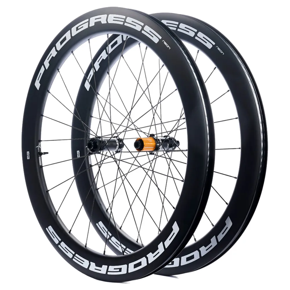 Progress Neon Cl Disc Tubeless Landsvägshjulset Progress Neon Cl Disc Tubeless Landsvägshjulset