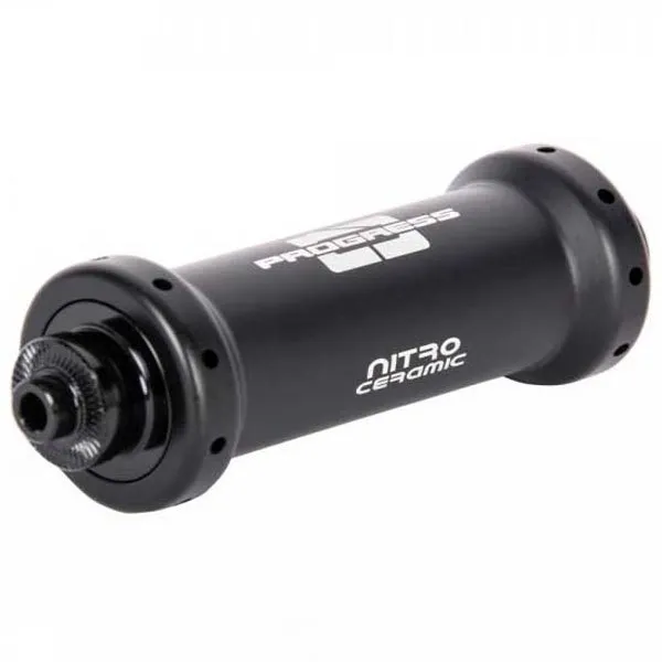 Progress Nitro Road Straight Pull Ceramic Framnav, Black, 18H, 9 x 100mm