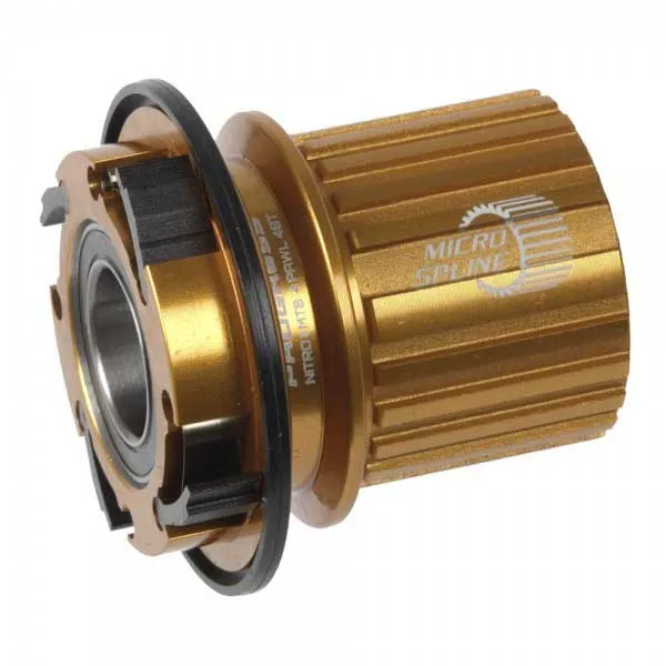 Progress Nitro2 Road Disc Shimano Micro Spline Freehub-kropp, Gold, One Size Progress Nitro2 Road Disc Shimano Micro Spline Freehub-kropp, Gold, One Size