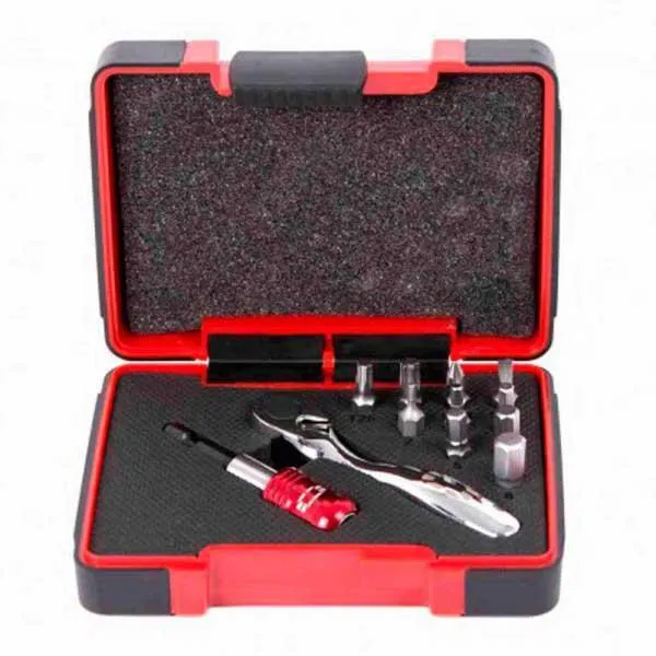 Progress Pgt 010 Mini Verktygssats, Red, One Size Progress Pgt 010 Mini Verktygssats, Red, One Size