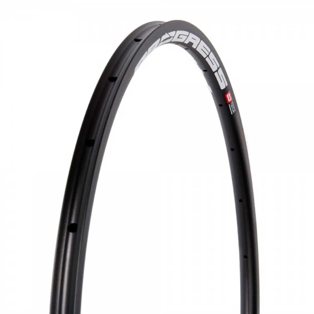 Progress Phantom Cx Disc Tubular Fälg, Black / white, 700 - 28" 24H