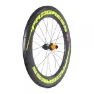 Progress Space 2020 Landsvägscykelns Bakhjul, Black / yellow, 9 x 130mm, Shimano/Sram HG