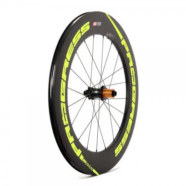 Progress Space Disc 2020 Landsvägscykelns Bakhjul, Yellow, 12 x 142mm, Shimano/Sram HG