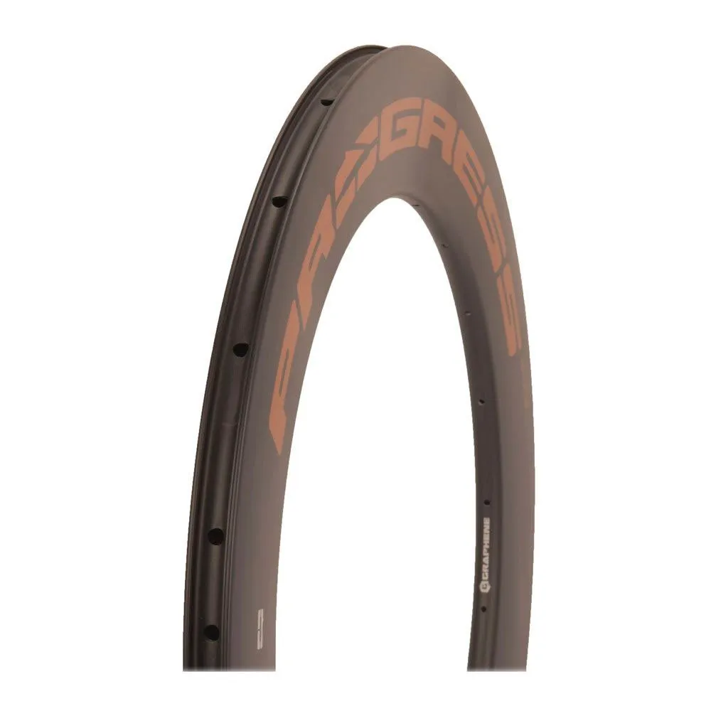 Progress Space Disc Landsvägscykelfälg, Black / copper, 700 - 28" 20H