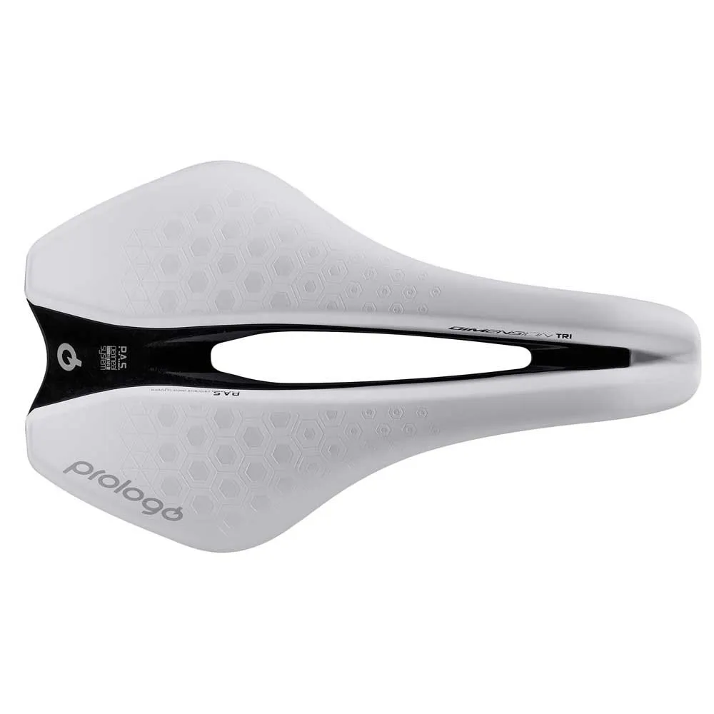 prologo Dimension Tri Nack Cykelsadel, Anthracite / silver, 143mm