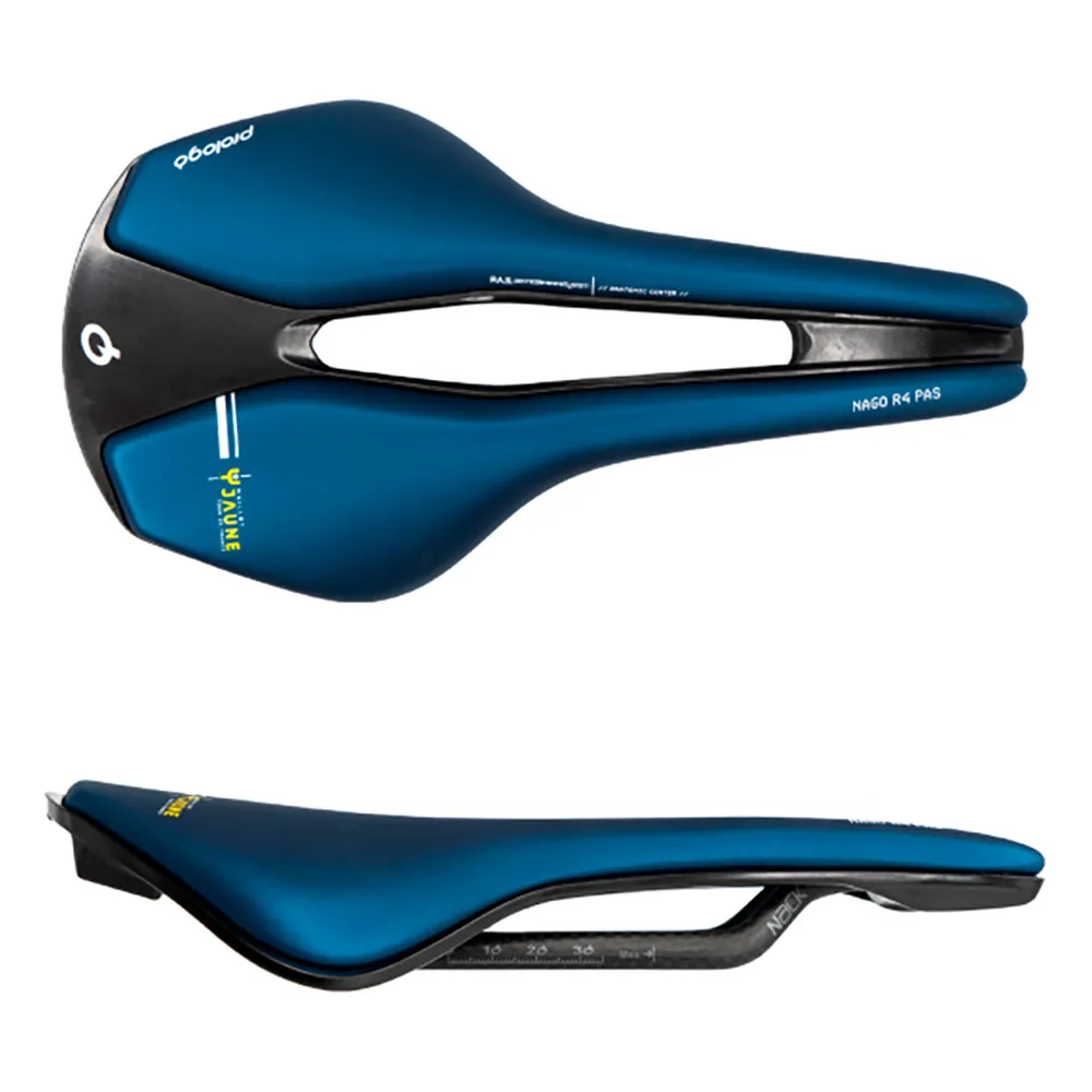prologo Nago R4 Maillo Jaune Tdf Pas Tirox Cykelsadel, Blue, 137mm prologo Nago R4 Maillo Jaune Tdf Pas Tirox Cykelsadel, Blue, 137mm