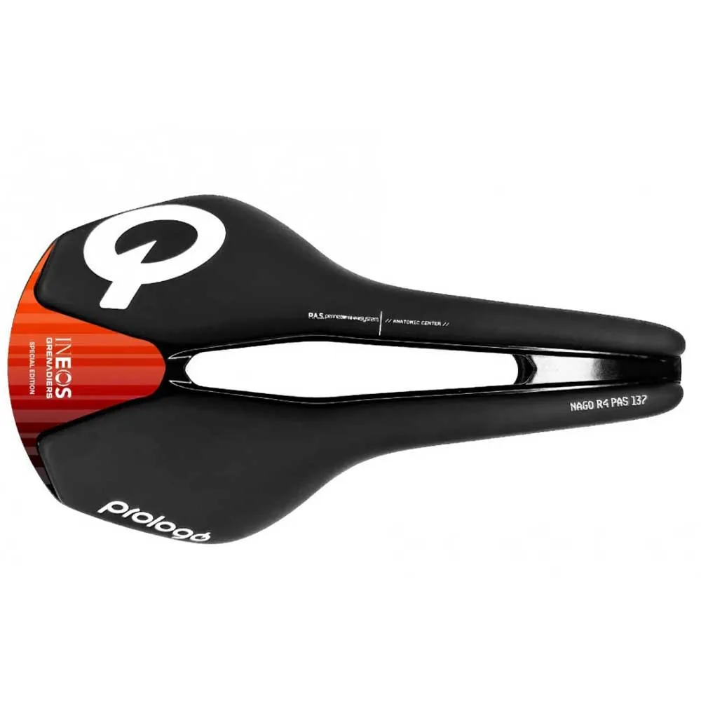 prologo Nago R4 Pas Tirox Ineos Cykelsadel, Black, 137mm