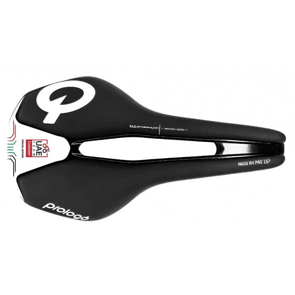 prologo Nago R4 Pas Tirox Uae Cykelsadel, Black, 137mm