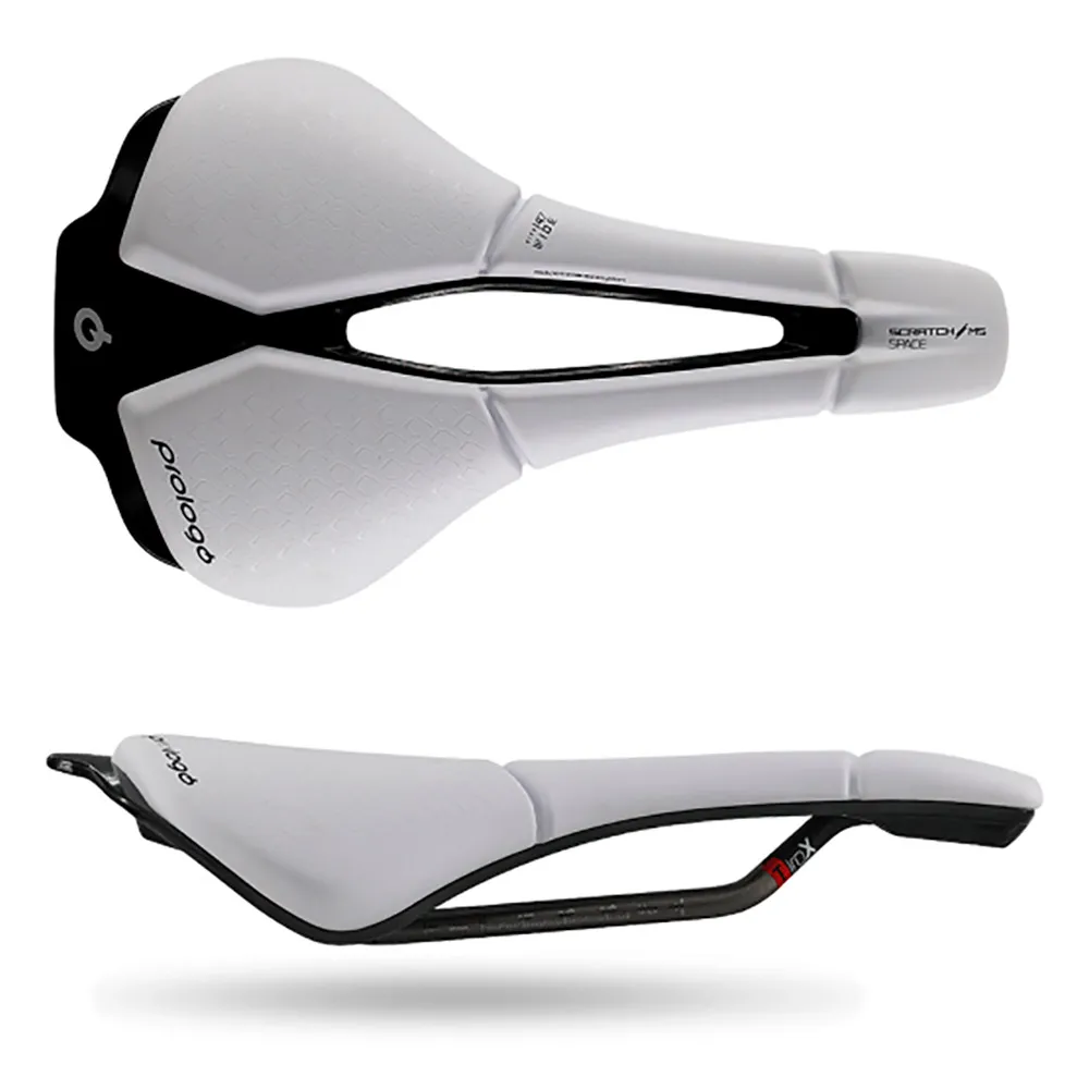 prologo Scratch M5 Space Tirox 147 Mm Cykelsadel, White, 147mm