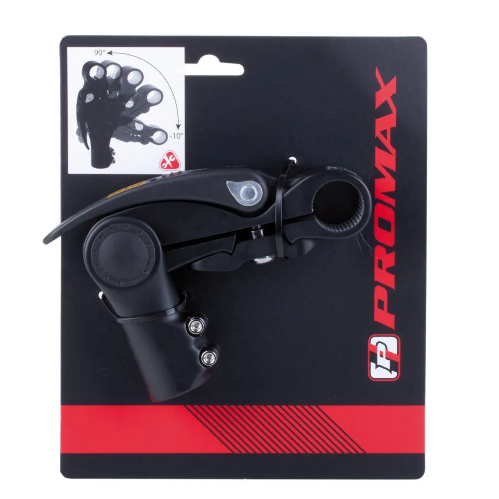 ProMax A-head Handle 25.4 Mm Justerbar Stam, Black, 110mm, -10º/+90º