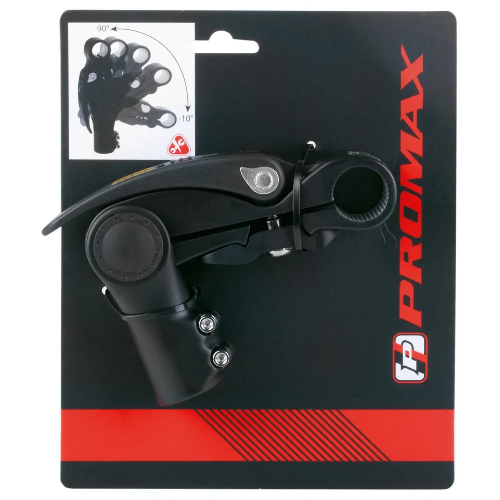 ProMax A-head Handle 31.8 Mm Cykelstyrstam, Black, 110mm, -10º/+90º ProMax A-head Handle 31.8 Mm Cykelstyrstam, Black, 110mm, -10º/+90º