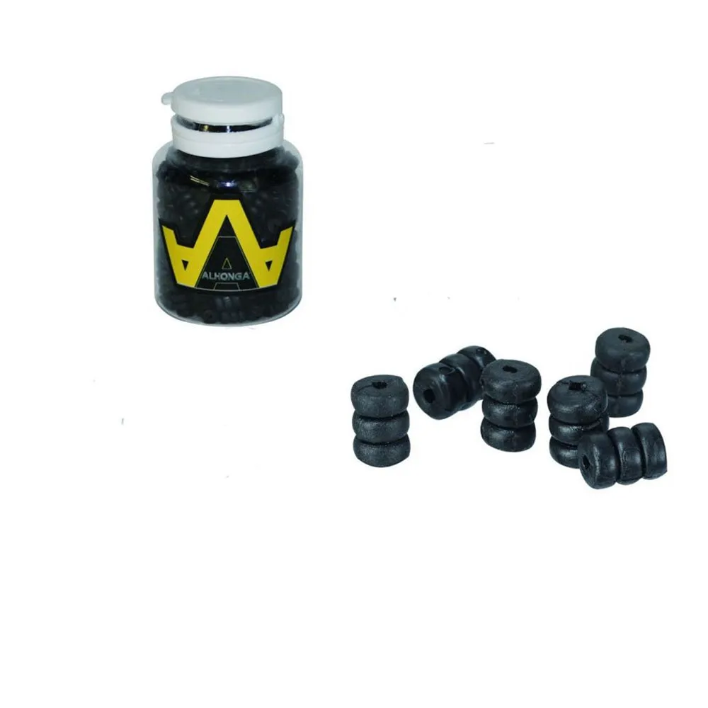 ProMax Anti-vibrationspärlor 100 Enheter, Black, 1.2mm