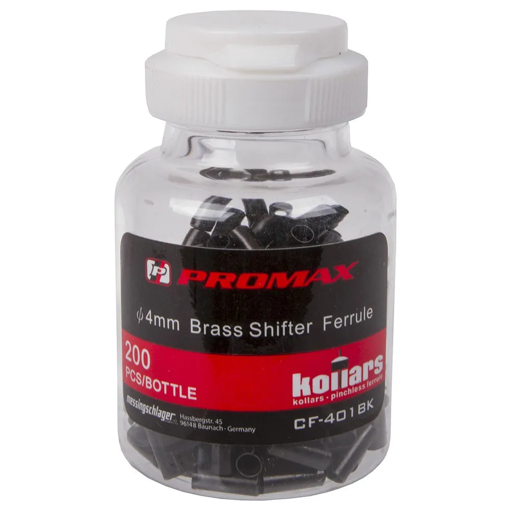 ProMax Cf401bk Kabelhylsa 200 Enheter, Black, 4mm ProMax Cf401bk Kabelhylsa 200 Enheter, Black, 4mm
