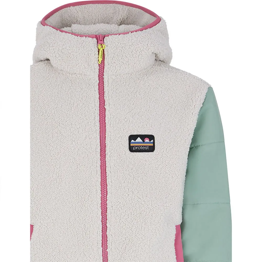Protest Mixi Sweatshirt Med Dragkedja, Off white, 104cm