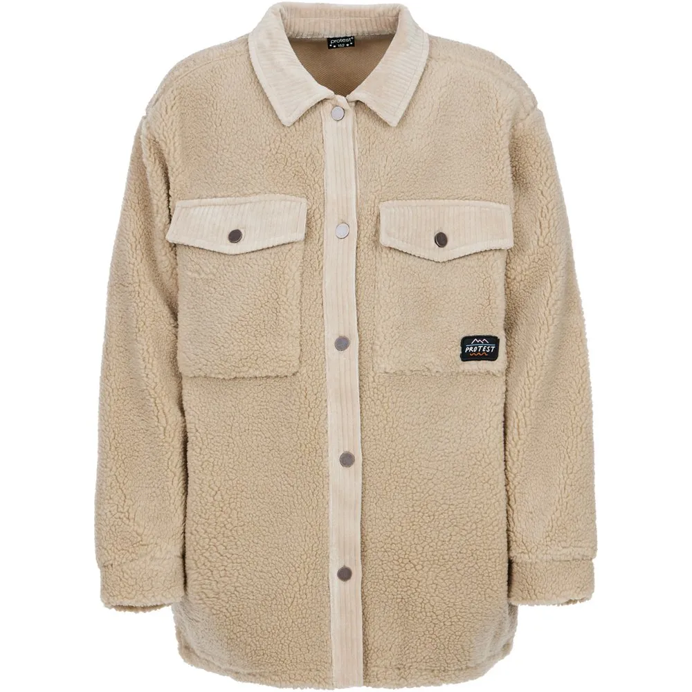 Protest Prtelivra Skjorta Med Långa ärmar, Kitoffwhite, 116cm