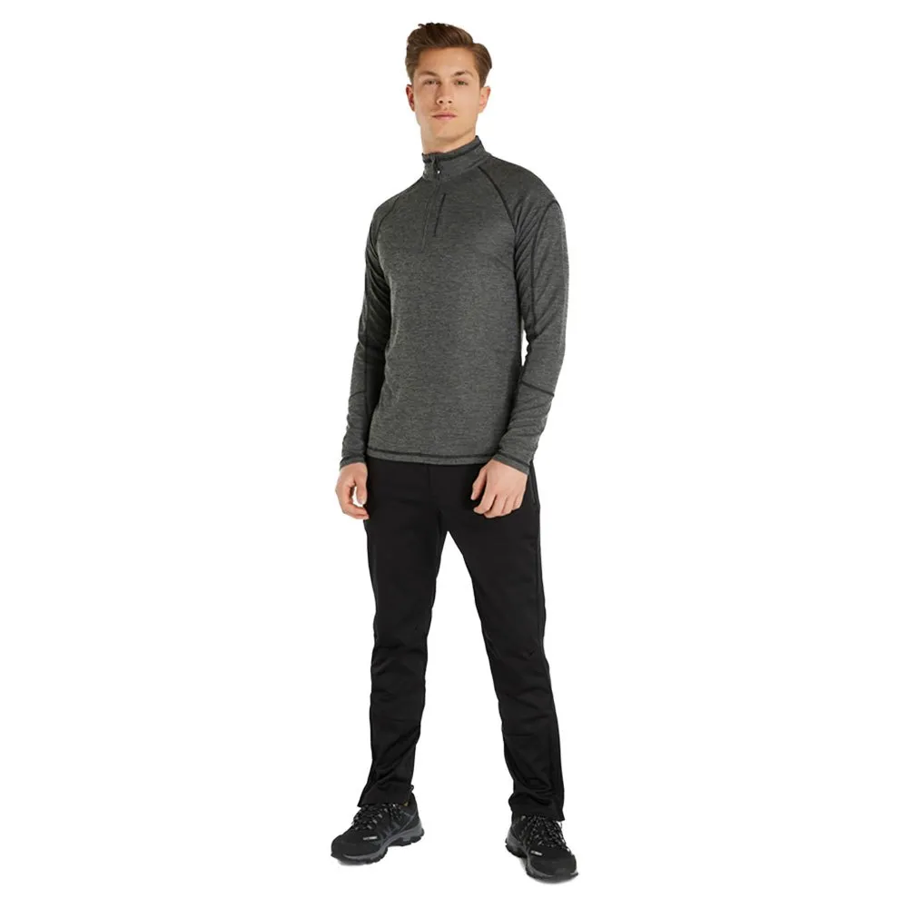 Protest Prtlouisiana Fleece Med Halv Dragkedja, Huntergreen Protest Prtlouisiana Fleece Med Halv Dragkedja, Huntergreen