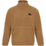 Protest Prtporis Fleece Med Halv Dragkedja, Sandy brown