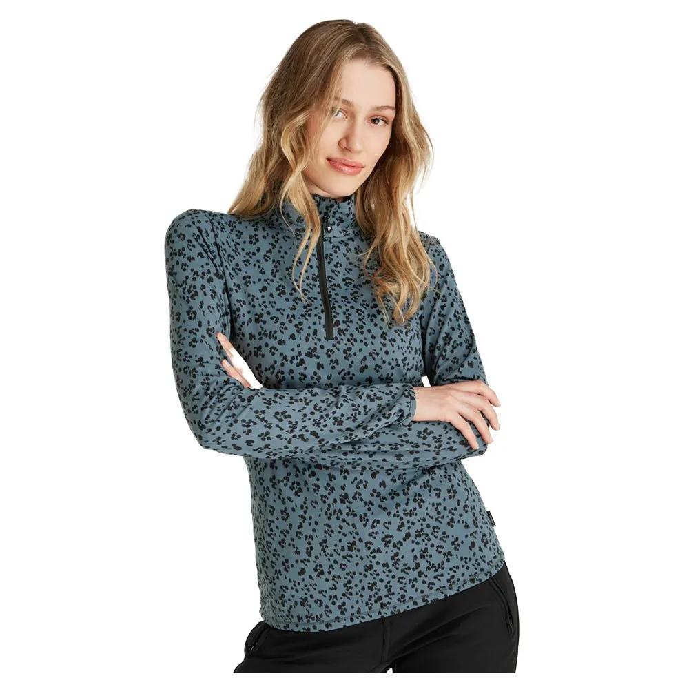Protest Prtviolet Fleece Med Halv Dragkedja Protest Prtviolet Fleece Med Halv Dragkedja