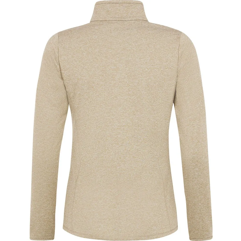 Protest Refabrizm Fleece Med Halv Dragkedja, Bamboo beige