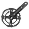 Prowheel Mpl 2x10s Vevparti, Black, 175mm, 40-28t