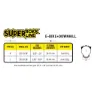 PTN Super Rokkline Schrader 40mm Punkteringsskyddande Skum 2 Enheter, Yellow, 29", 28-37
