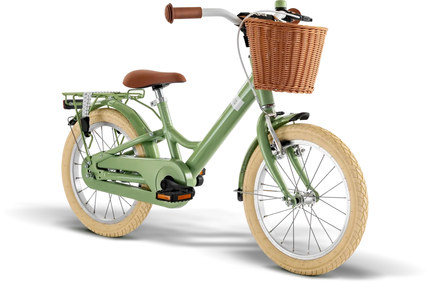 Puky Youke 16 Classic Barncykel, Grön