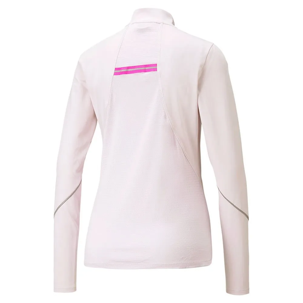 Puma 5k Knit Tröja Med Halv Dragkedja female