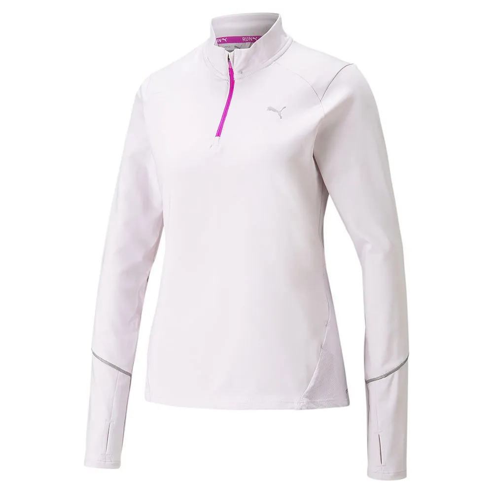 Puma 5k Knit Tröja Med Halv Dragkedja female