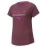Puma 5k Logo T-shirt Med Korta ärmar female, Grape wine