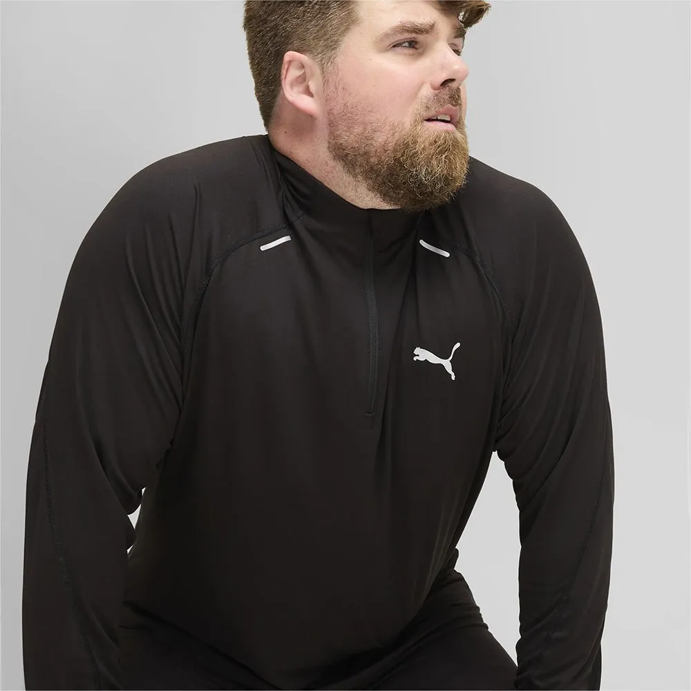 Puma Cloudspun Halv Dragkedja Långärmad T-shirt male