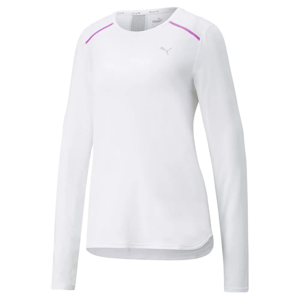 Puma Cloudspun Marathon T-shirt Med Lång ärm female, Puma white Puma Cloudspun Marathon T-shirt Med Lång ärm female, Puma white