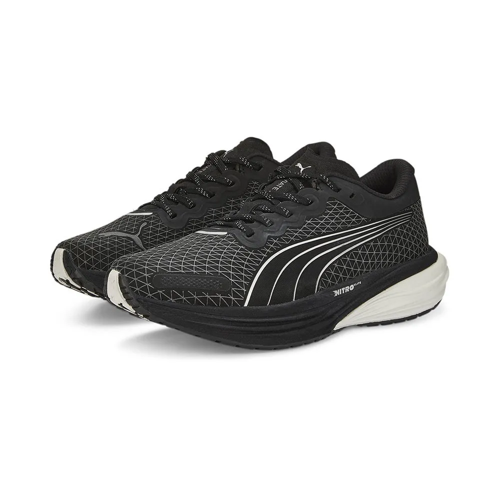 Puma Deviate Nitro 2 Wtr Löparskor female, Puma black / metallic silver Puma Deviate Nitro 2 Wtr Löparskor female, Puma black / metallic silver