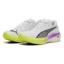 White / yellow alert / pure magenta