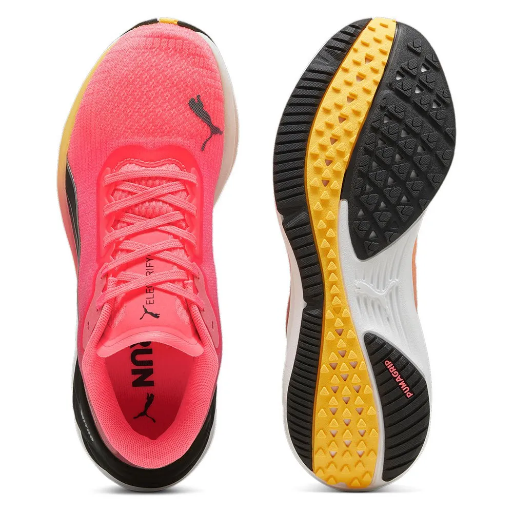 Puma Electrify Nitro 3 Fade Löparskor female, Sun stream / sunset glow / white