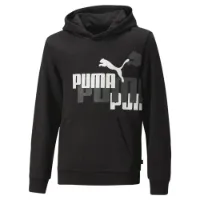 Puma Ess+ Logo Power Tröja Med Huva male