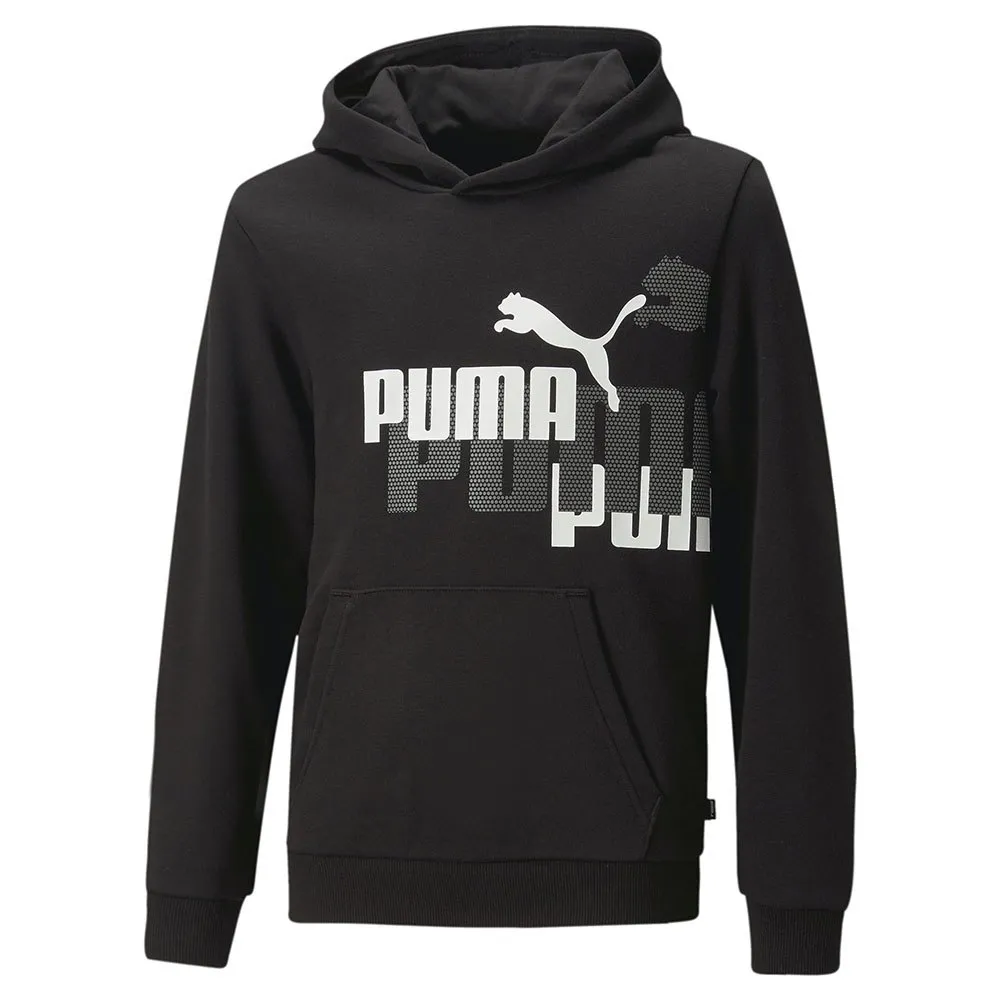 Puma Ess+ Logo Power Tröja Med Huva male