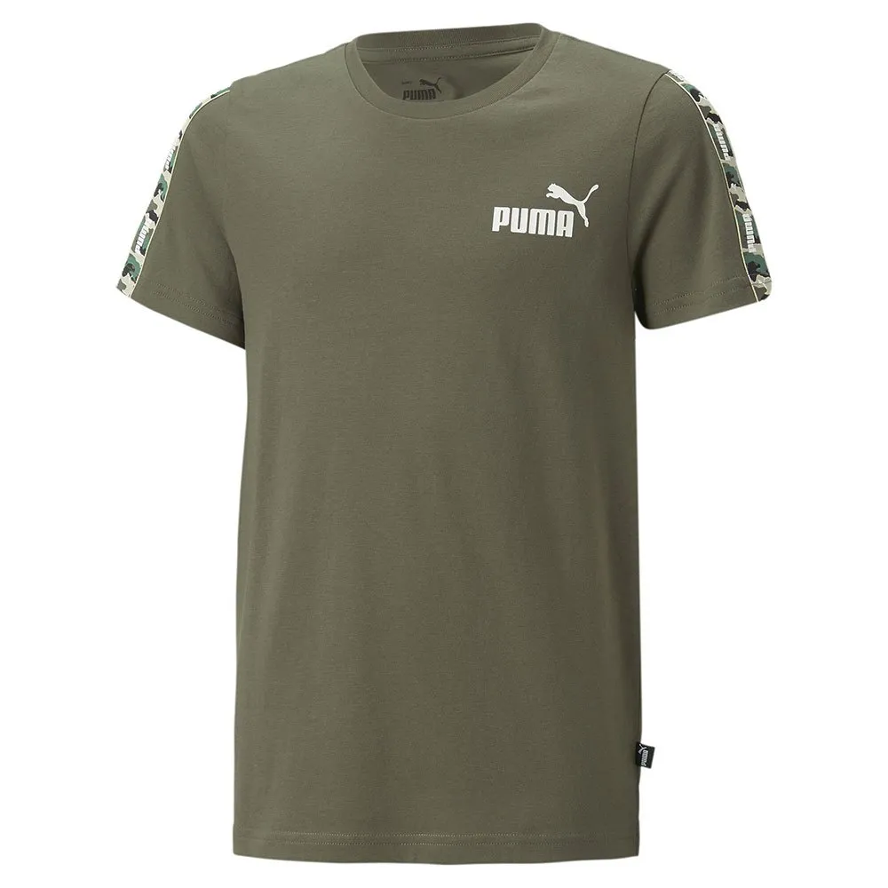 Puma Ess Tape Camo T-shirt Med Korta ärmar male, Green moss
