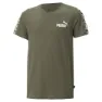 Puma Ess Tape Camo T-shirt Med Korta ärmar male, Green moss