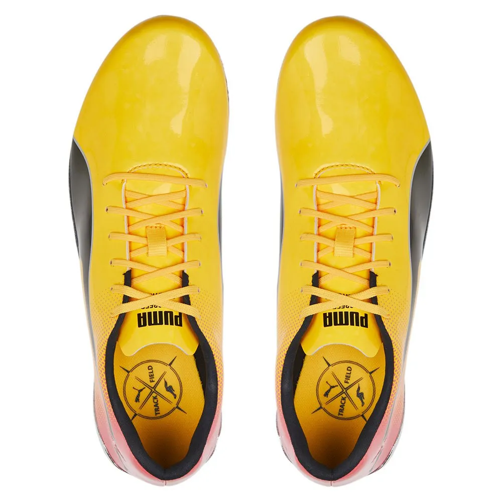 Puma Evospeed Electric 13 Löparskor Med Spikar male, Sun stream / sunset glow / puma black