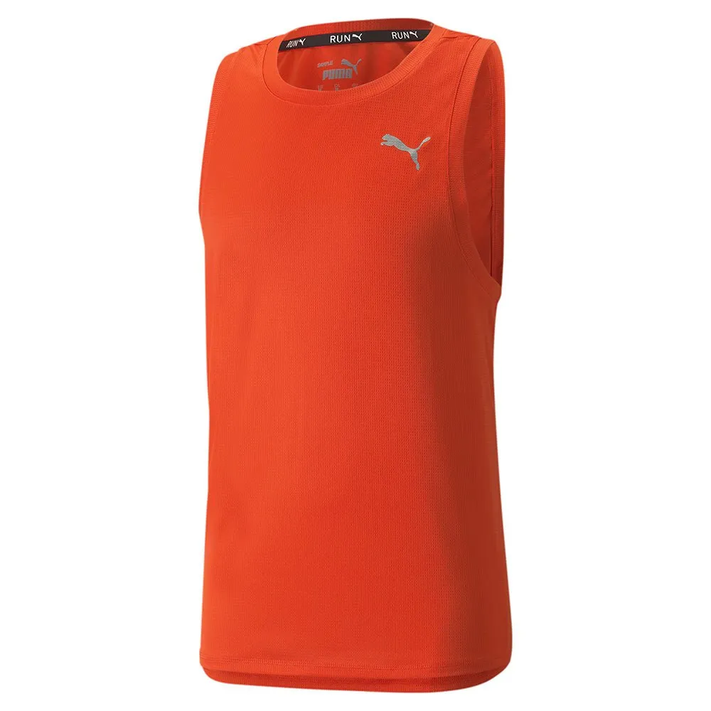 Puma Favorite ärmlös T-shirt male, Cherry tomato Puma Favorite ärmlös T-shirt male, Cherry tomato