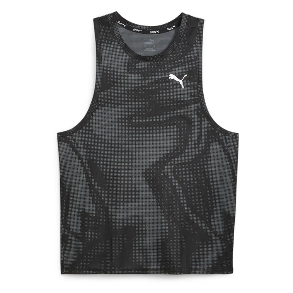 Puma Favorite Aop ärmlös T-shirt male, Black / q1 print