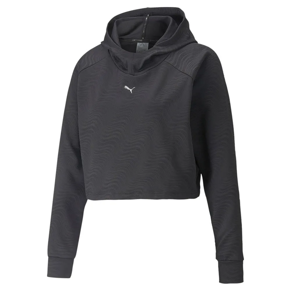 Puma Flawless Pullover Tröja Med Huva female, Puma black