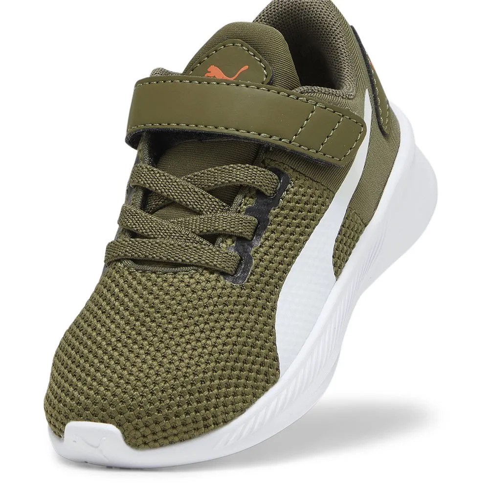 Puma Flyer Runner V Skor male, Olive drab / puma white / hot heat, EU 19 Puma Flyer Runner V Skor male, Olive drab / puma white / hot heat, EU 19