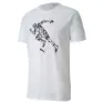 Puma Performance Graphic T-shirt Med Korta ärmar male, Puma white / osg runner